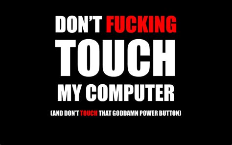 World Wildness Web: Don't touch my computer