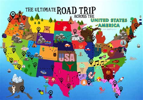 Ultimate Road Trip Map: co dělat v USA | Tombouctou