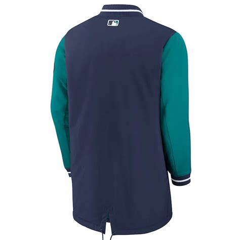 Navy Blue/Green Seattle Mariners Dugout Performance Jacket - Jackets ...