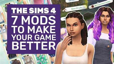 7 Mods To Make The Sims 4 A Better Game Best Sims 4 Mods Youtube