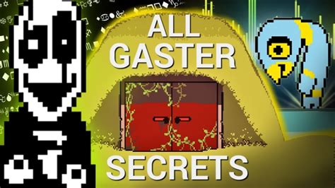 All Gaster Secrets In Deltarune Deltarune Secrets Youtube – Otosection