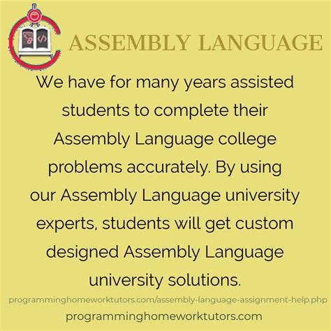 ASSEMBLY LANGUAGE ASSIGNMENT HELP | by Programminghomework Tutors | Medium