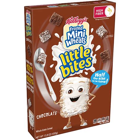 Chocolate Mini-Wheats Little Bites® Cereal | Kellogg's® Frosted Mini ...