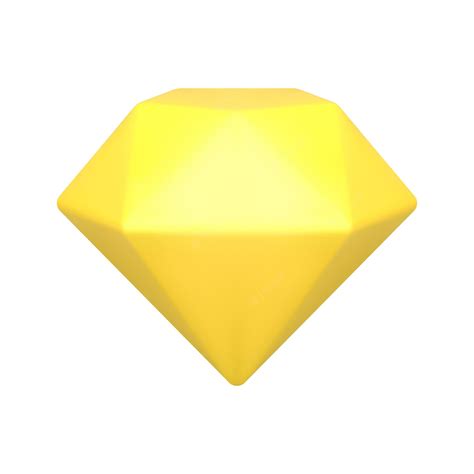 Premium Vector | Yellow diamond icon d isometric vector illustration