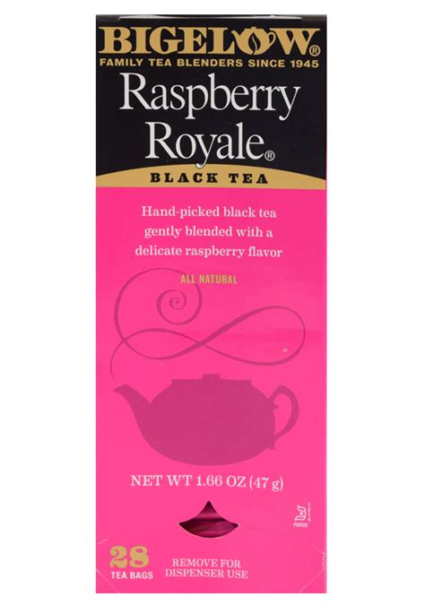 Bigelow Raspberry Royale Black Tea - Hill & Brooks Coffee and Tea Company, Inc