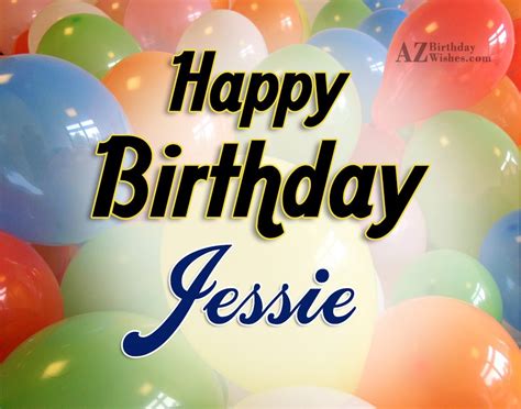 Happy Birthday Jessie