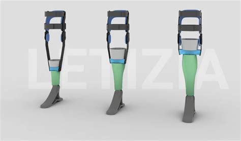 3D Printed Prosthetic Leg, 'Letizia', Created For Ukrainian War Victims - 3Dnatives