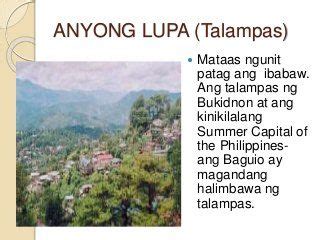 Mga Halimbawa Ng Talampas Sa Pilipinas - lamang napaka