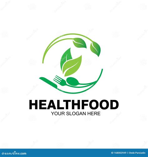 Healthy Food Logo Vector Design Icon Illustration Stock Vector - Illustration of vitamin, design ...