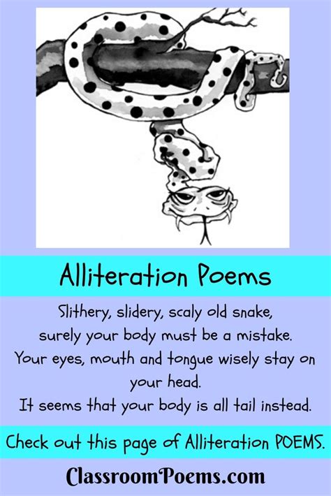 70 Best Of Alliteration Poems for Kids - Poems Ideas