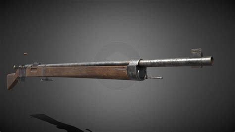 Lebel Model 1886 Rifle - 3D model by Blockster_9 [69e65f8] - Sketchfab