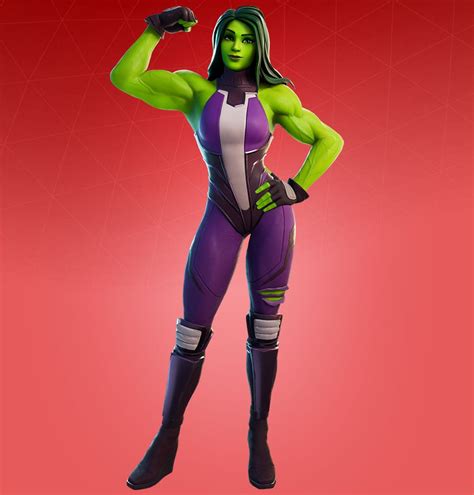 Fortnite Jennifer Walters Skin - Character, PNG, Images - Pro Game Guides