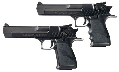 Two Magnum Research Desert Eagle Semi-Automatic Pistols -A) Magnum Research Inc. Desert Eagle .357 M