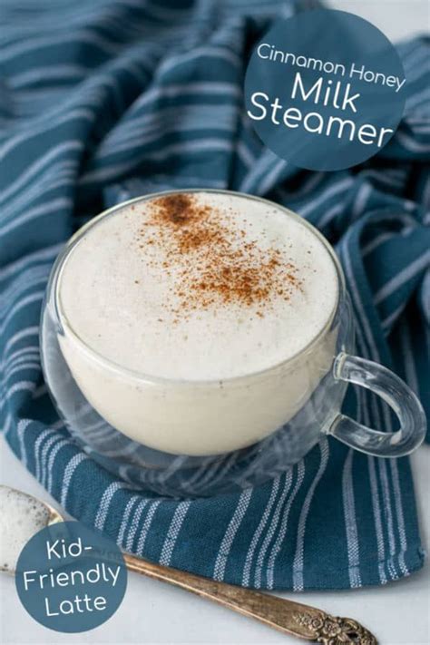 This Honey Cinnamon Steamed Milk Recipe is warmed on the stovetop and ...