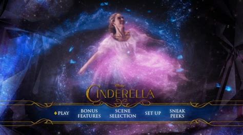 Cinderella (2015) - DVD Movie Menus