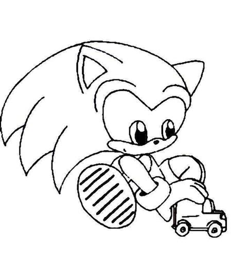 baby sonic coloring pages - Clip Art Library