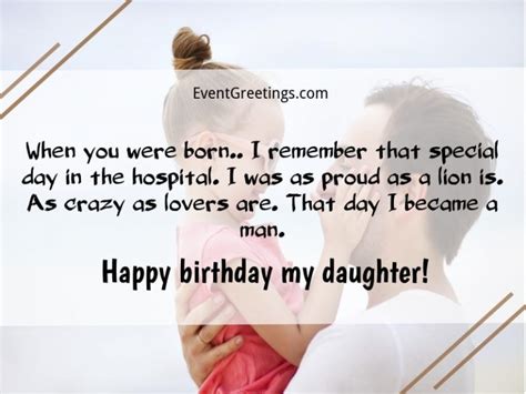 65 Amazing Birthday Wishes For Daughter From Dad