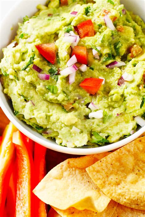 Easy Low Calorie Guacamole Recipe : Best Guacamole Recipe Love And ...