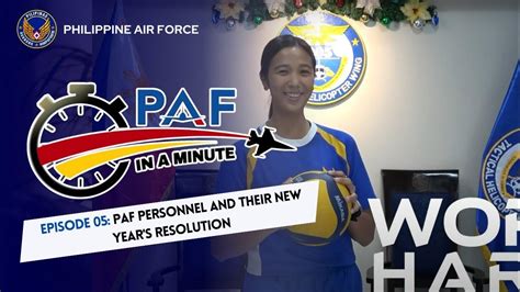 Episode 05: PAF Personnel and their New Year's Resolution - YouTube