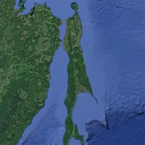 Sakhalin (largest island in Russia) in Tymovskoye, Russian Federation ...