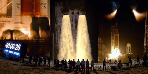 Artemis 1 historic launch in slow motion