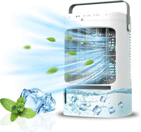 Amazon.com: WEIVIOQ Portable Air Conditioners Fan - Evaporative Mini Air Conditioner with 3 ...