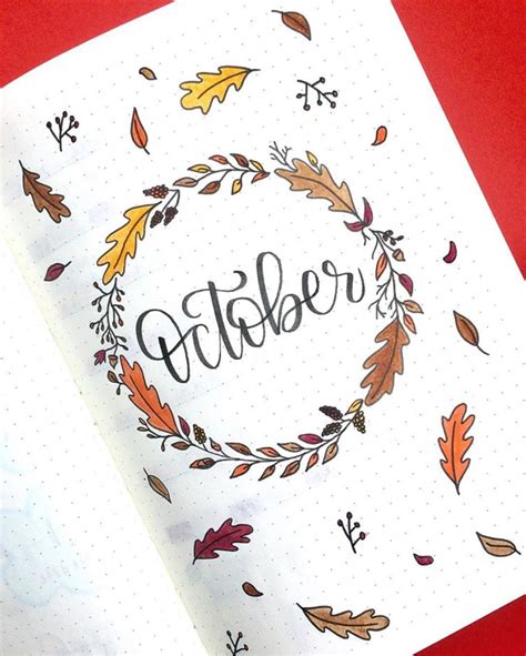 October Bullet Journal Themes