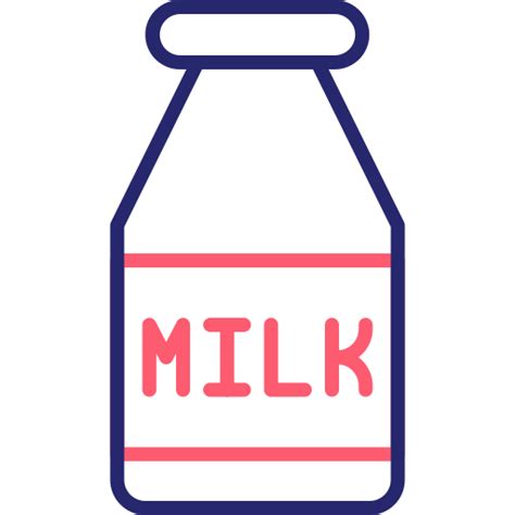 Milk Generic Outline Color icon