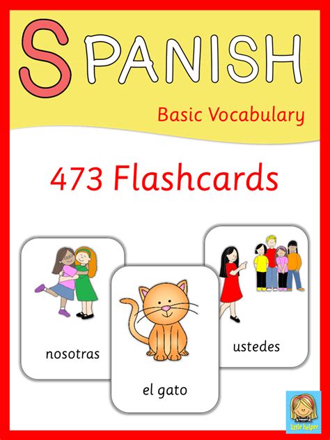 Printable Spanish Flashcards Free - Printable Templates