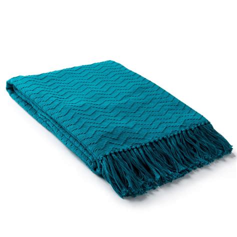 Artistic Weavers Stanley Teal Throw Blanket S00151045362 - The Home Depot | Teal throw blanket ...