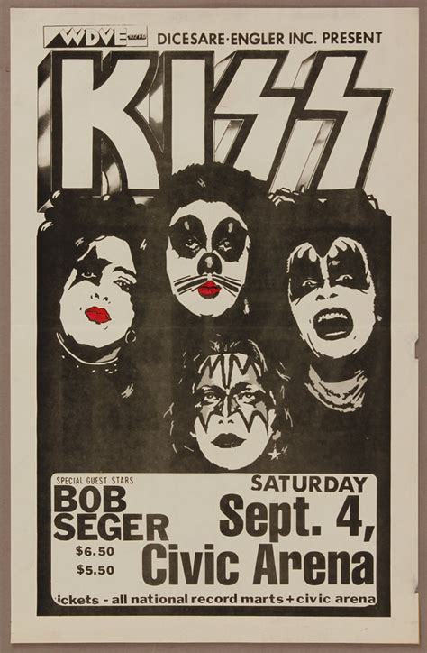 Lot Detail - KISS Original 1976 Destroyer Tour Original Concert Poster