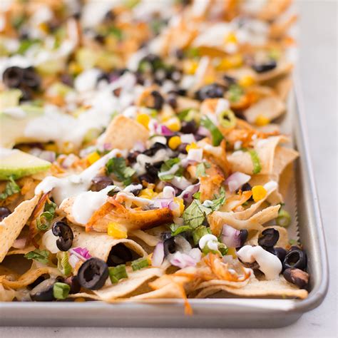 Sheet Pan Shredded Chicken Nachos | Easy Weeknight Dinner Idea! • A Sweet Pea Chef