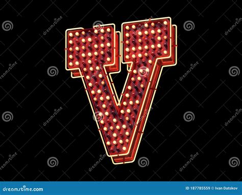 Casino light sign font. stock illustration. Illustration of electric - 187785559