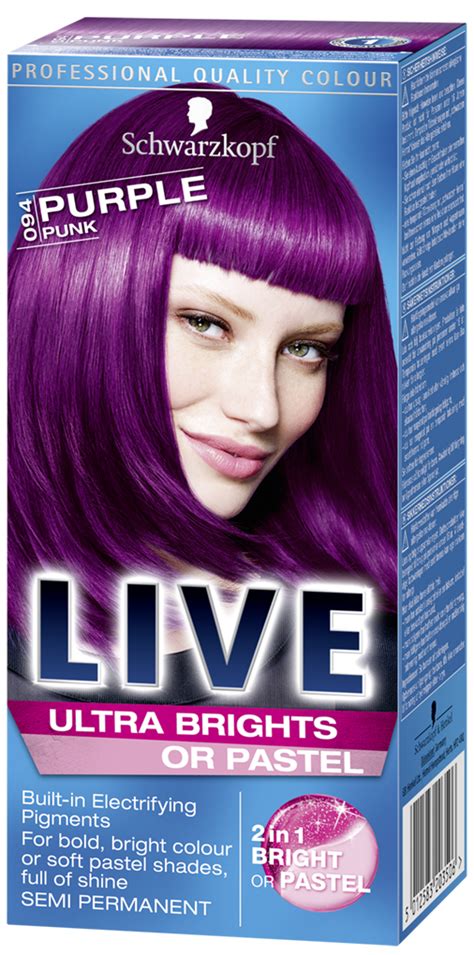 LIVE Ultra Brights or Pastel Purple Punk, purple hair dye | Dyed hair purple, Hair color pink ...