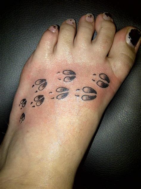 Pin by Desiree Duke on Tattoos! | Deer print tattoo, Tattoos, Foot tattoos