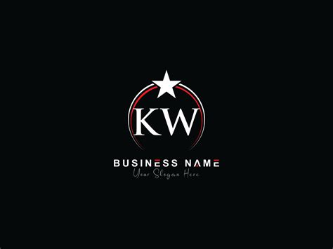 Alphabet Circle Kw Logo Star, Initial Luxury KW Letter Logo Template 26228679 Vector Art at Vecteezy