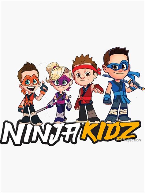 "Ninja Kidz TV" Sticker for Sale by AFProjection | Redbubble