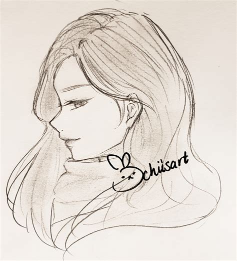 [FANART SKETCH] Patricia Rakepick side profile sketch. She's an underrated character so I drew ...