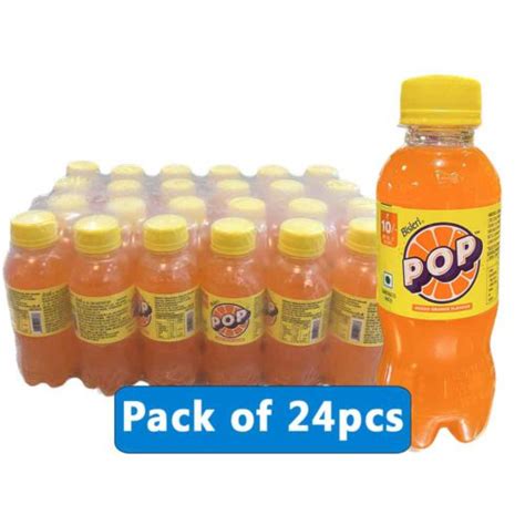 Bisleri Pop Orange Flavour [160ml] - pack of 24pcs - Town Tokri