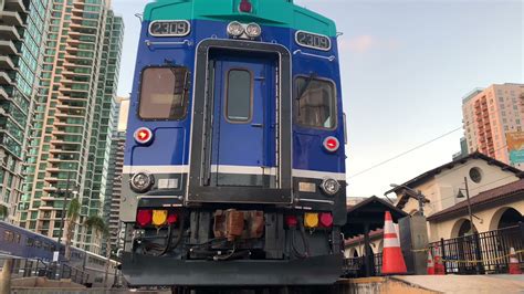 Refurbished NCTD Coaster cab cars 2309 & 2310, Amtrak Pacific Surfliner ...