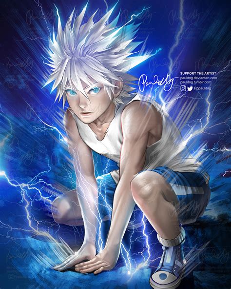 Hunter x Hunter - Killua Zoldyck (Godspeed) by pauldng on DeviantArt