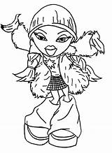 Bratz Cartoon  Coloring Home sketch template