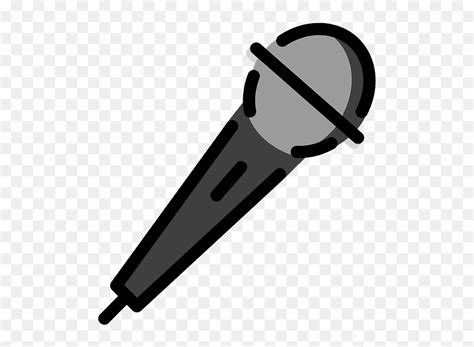 Microphone Emoji Clipart - Scalable Vector Graphics, HD Png Download - vhv