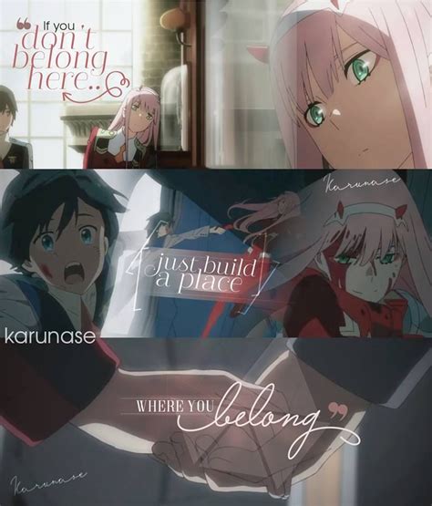 Zero Two [Darling in the Franxx] | Anime love quotes, Anime quotes, Anime quotes inspirational