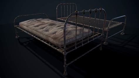 Old Hospital Bed - 3D Model by Game-Ready Studios