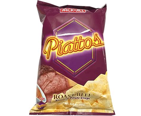 Jack 'n Jill Piattos Roast Beef Flavored Potato Crisps 85g