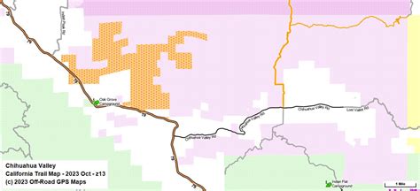 Chihuahua Valley - California Trail Map