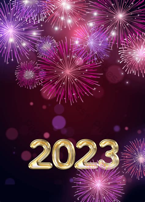 Chinese New Year Fireworks Bloom 2023 Celebration | PSD Free Download ...