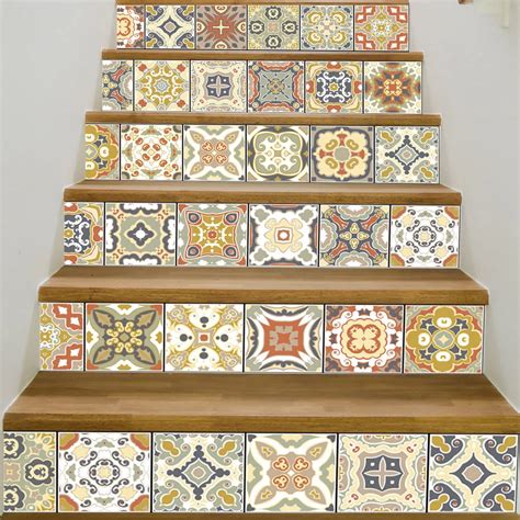 New Design Self adhesive Staircase Stickers Abstract Pattern Style ...