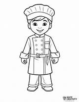 Chef Coloring Pages Free Printable PDFs  Invite Creativity sketch template